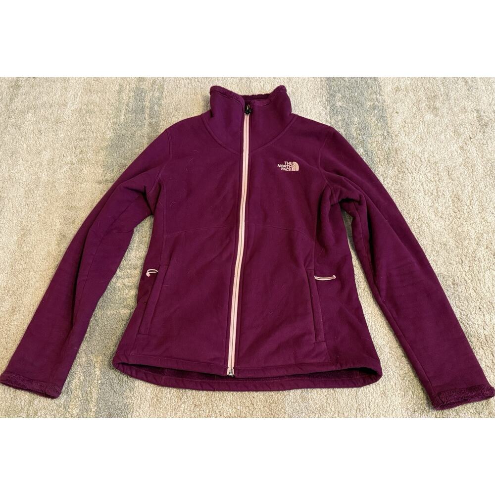 The North Face Osito Purple Fleece Full Zip‎ Jacket Women's Size Small C708